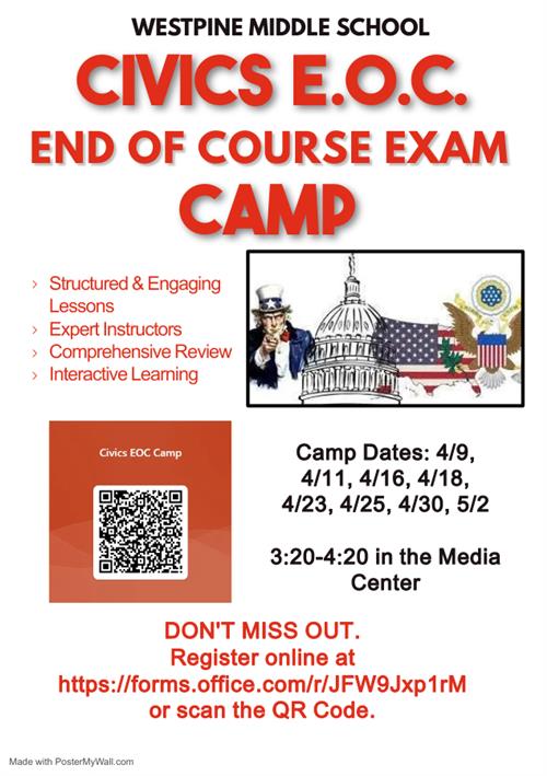  Civics End of Course EOC Exam Camp 